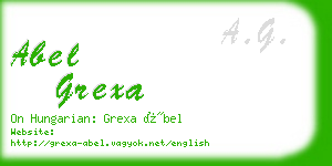 abel grexa business card